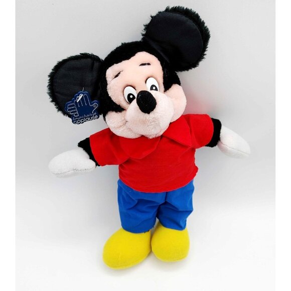 Applause Vintage Disney Mickey Mouse 10" Plush Doll - Picture 1 of 5